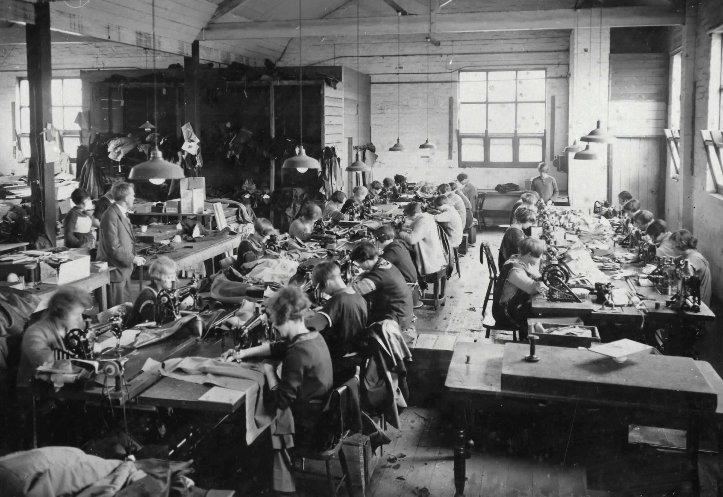 Image of a factory, used to illustrate working from home.